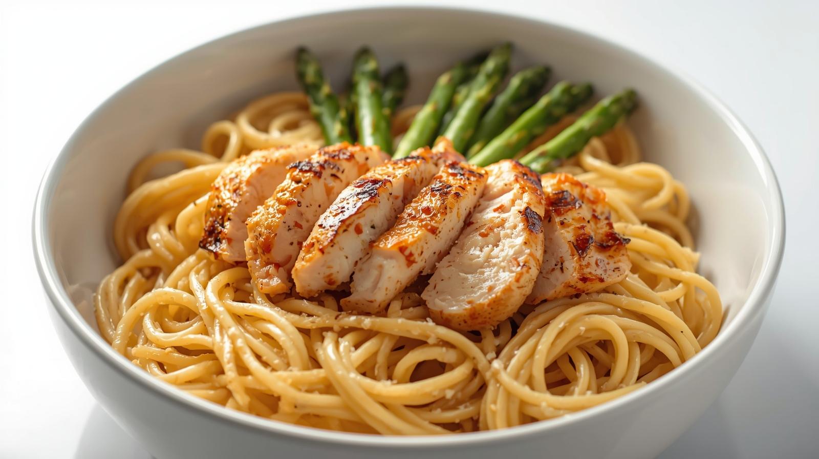chicken asparagus pasta recipe