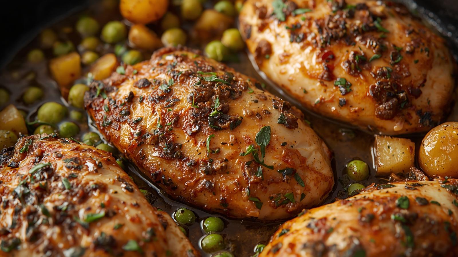 Chicken Vesuvio Recipe