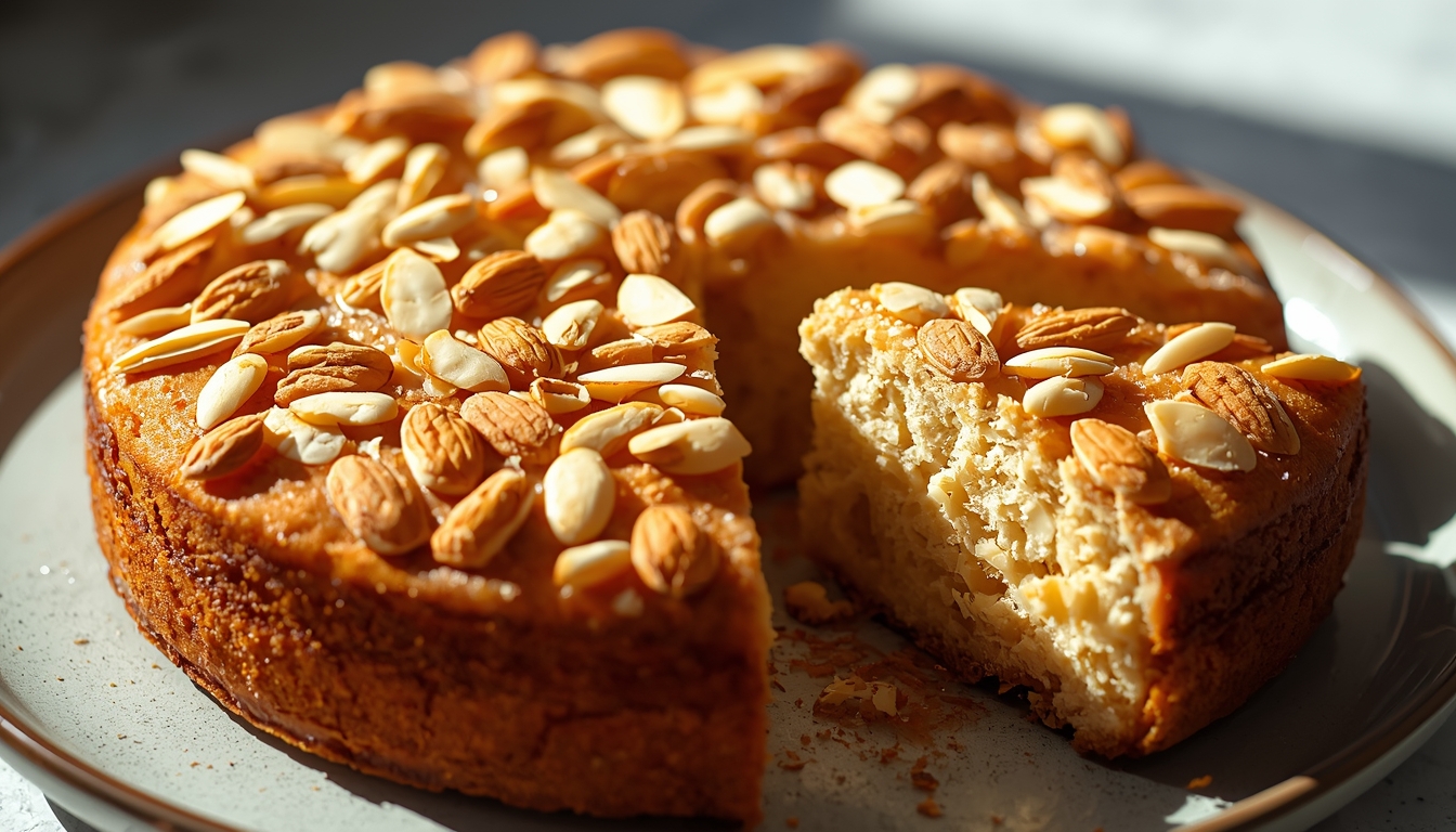 Almond Nut Cake Recipe