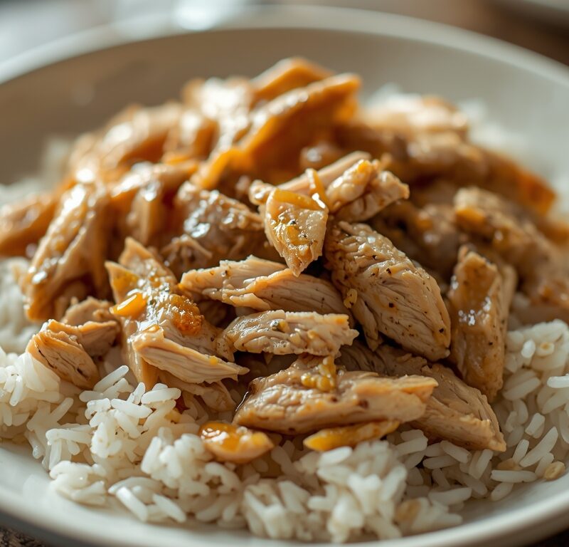 Boiled Chicken and Rice Recipe