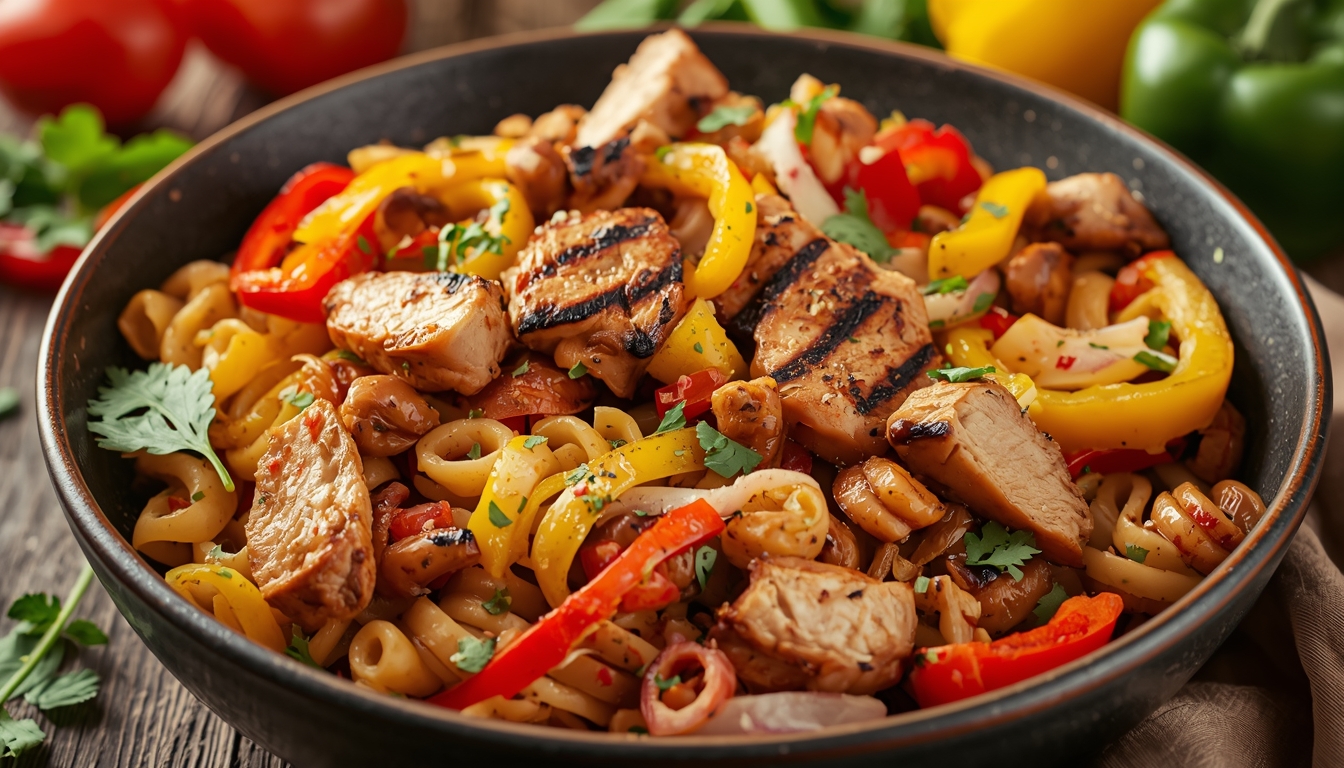 Chicken Fajita Pasta recipe