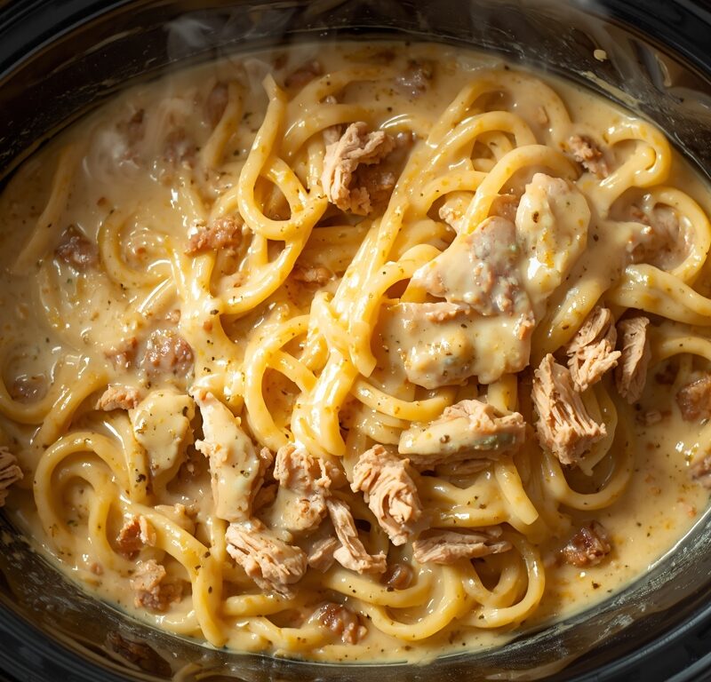 Crockpot Chicken Spaghetti Recipe