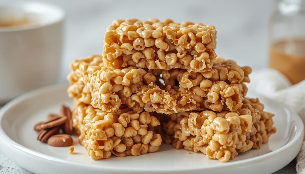 Peanut Butter Rice Krispie Treats recipe