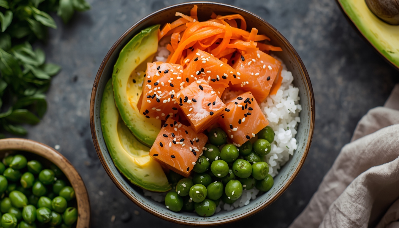 Salmon Poke Bowl Recipe