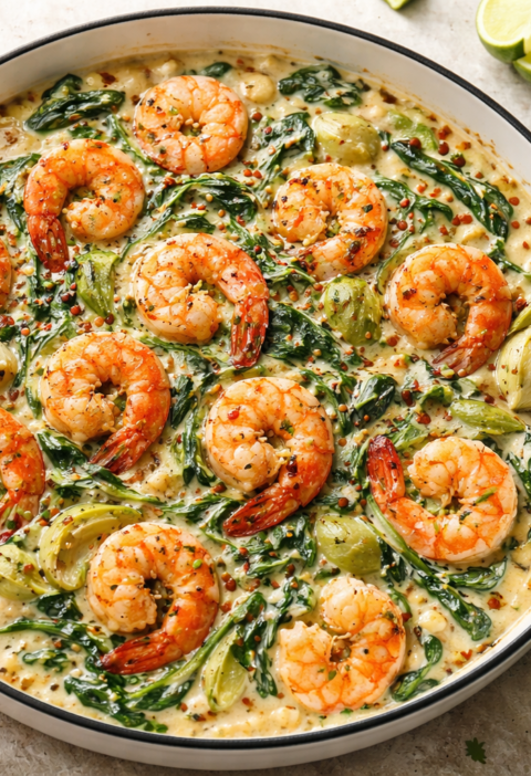 Shrimp Spinach Recipes