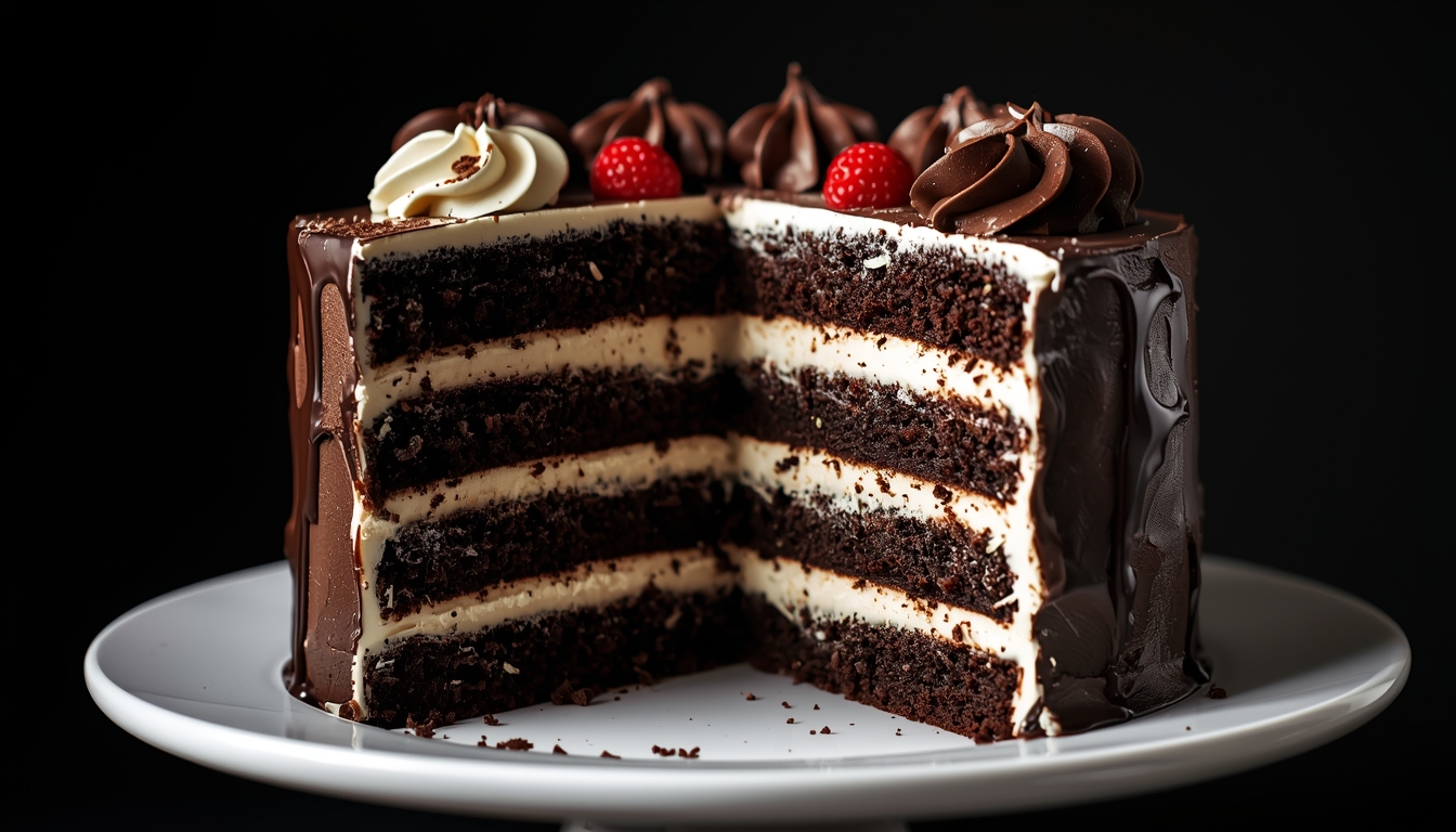 Tuxedo Cake Recipe