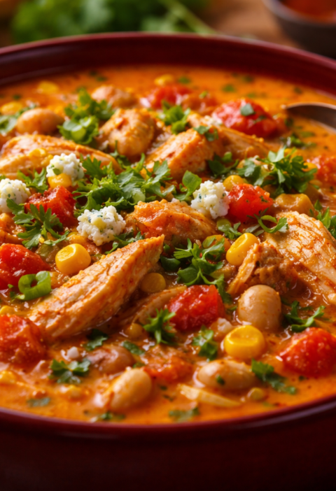 Buffalo Chicken Chili Recipe
