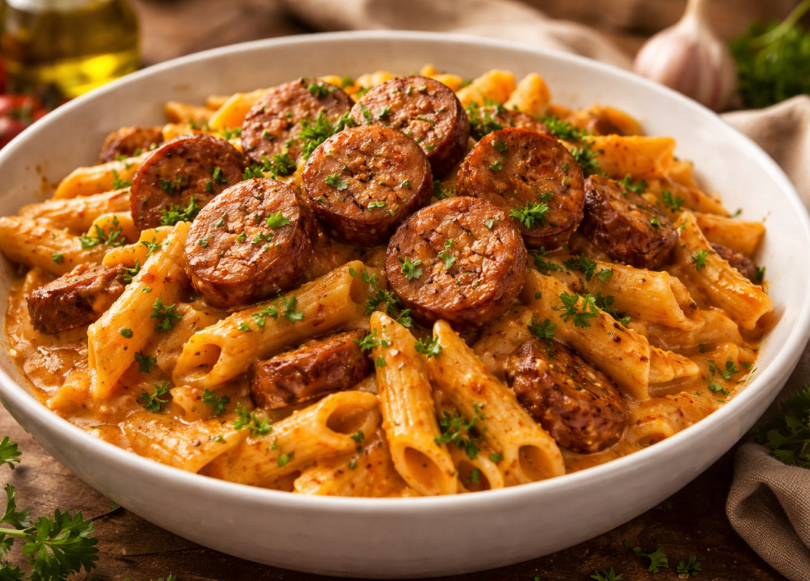 Cajun Sausage Pasta Recipe