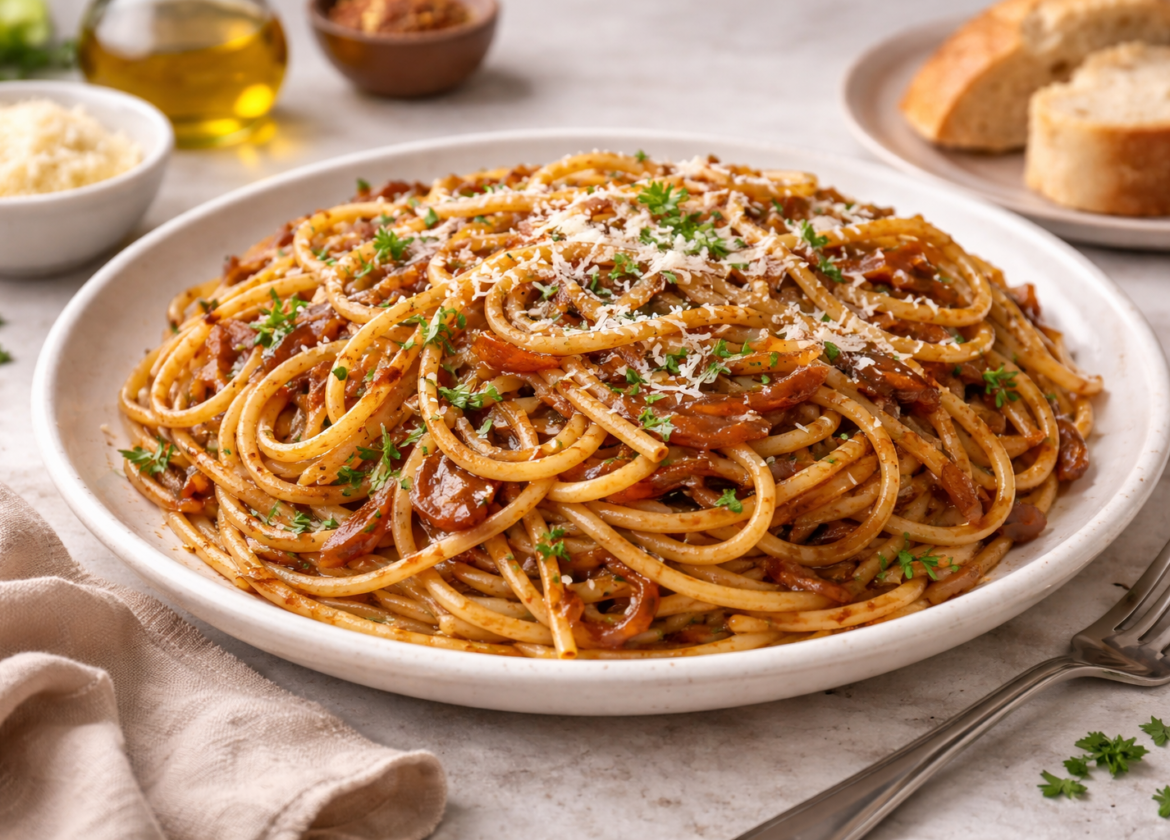 Caramelized Onion Pasta Recipe