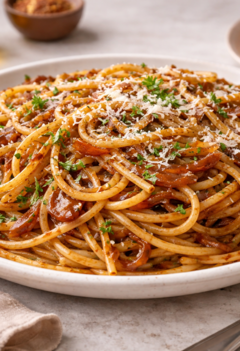 Caramelized Onion Pasta Recipe