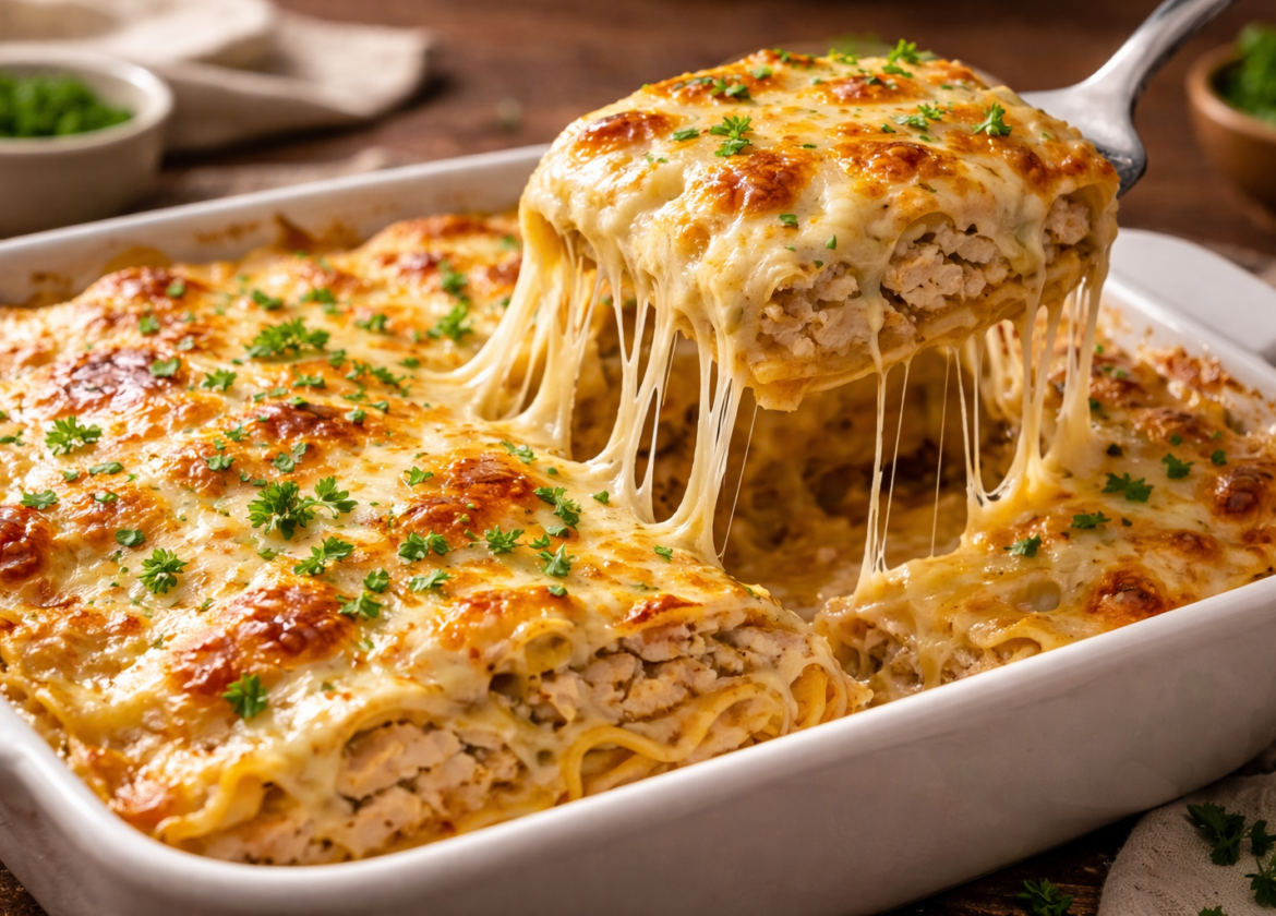 Chicken Alfredo Lasagna Recipe