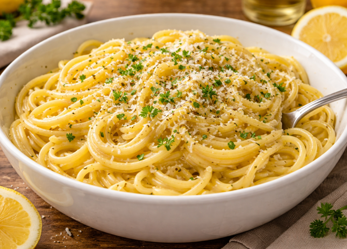 Creamy Lemon Pasta Recipe