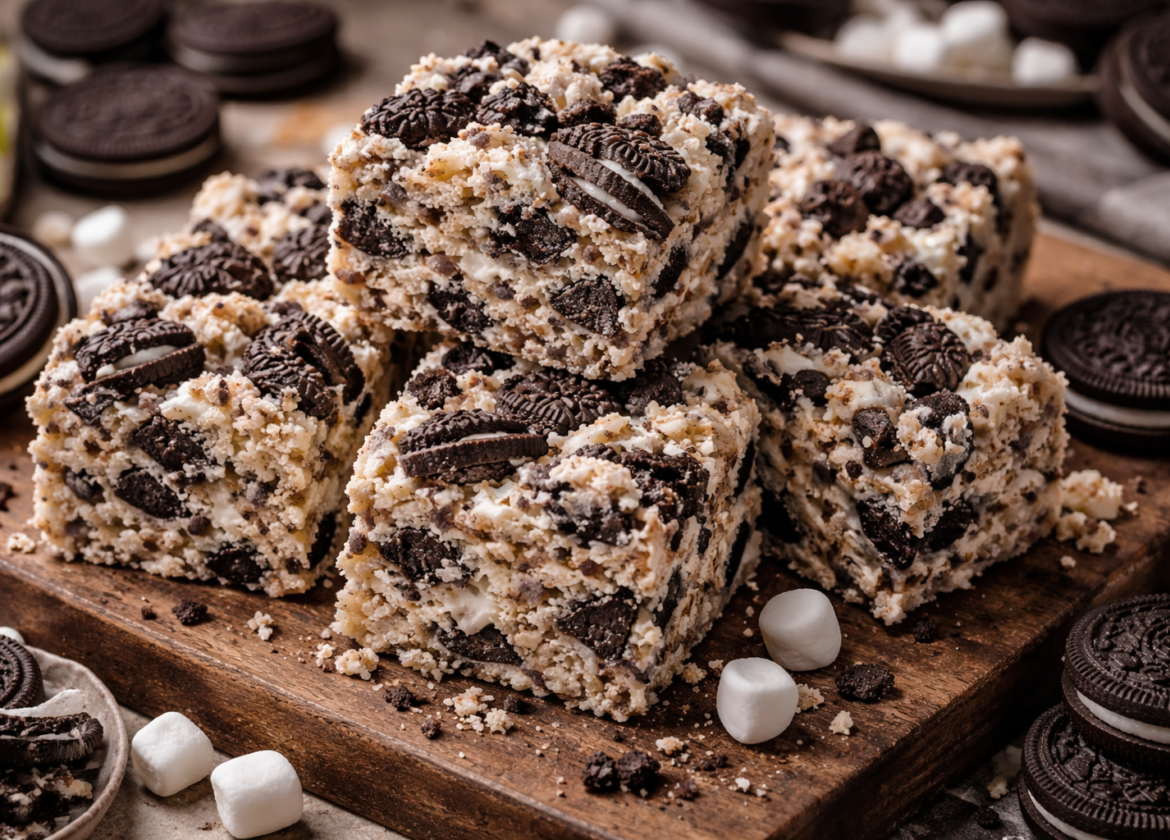 Oreo Rice Krispie Treats Recipe