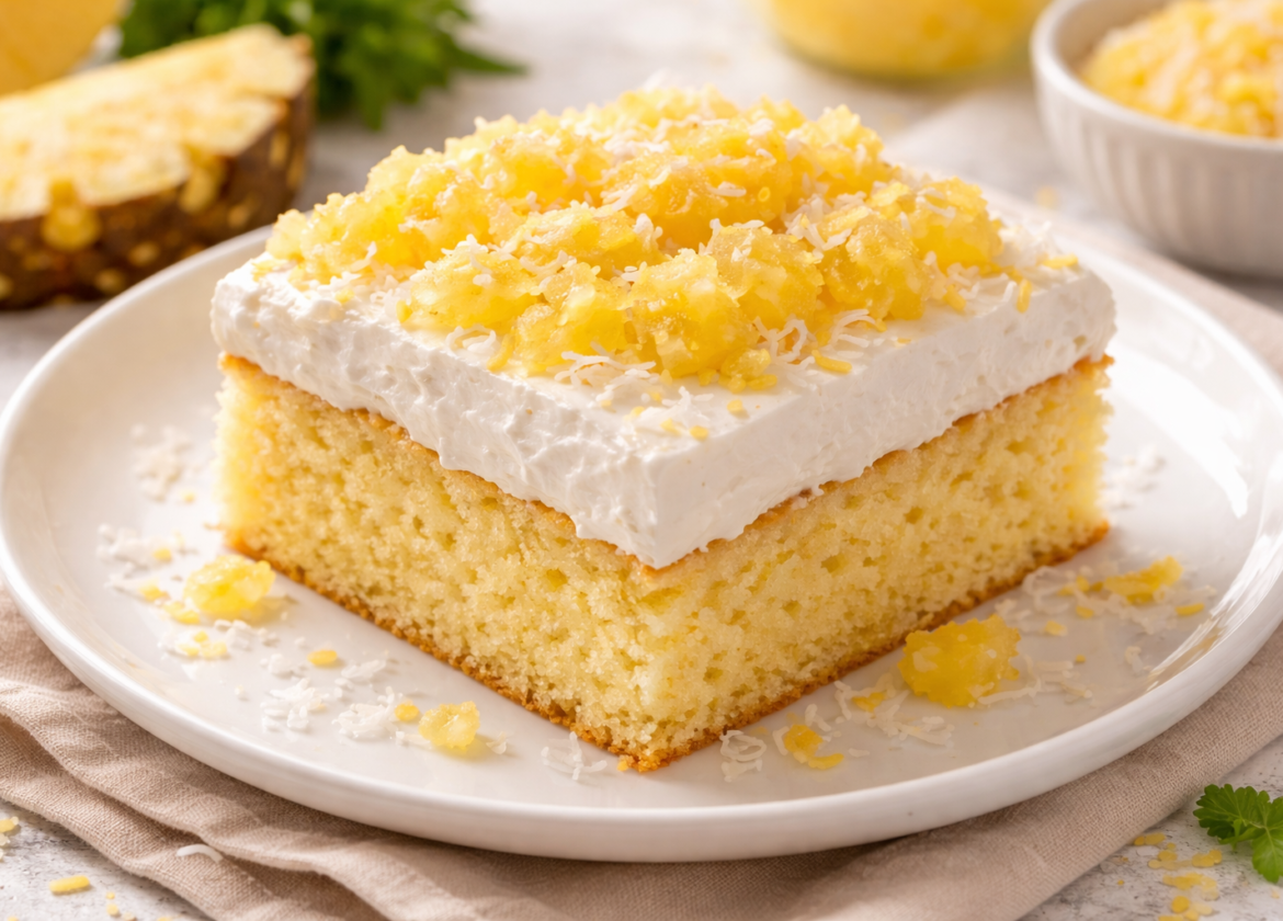 Pineapple Sunshine Cake Recipe