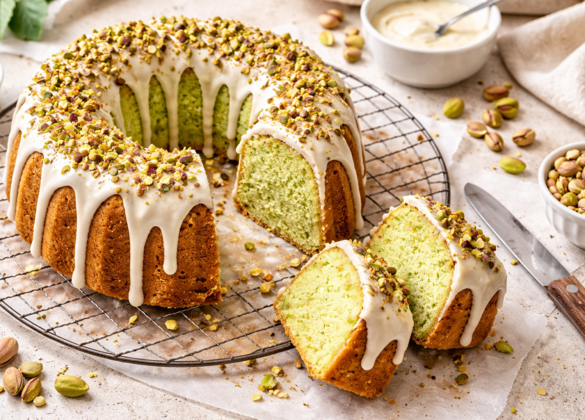 Pistachio Bundt Cake Recipe