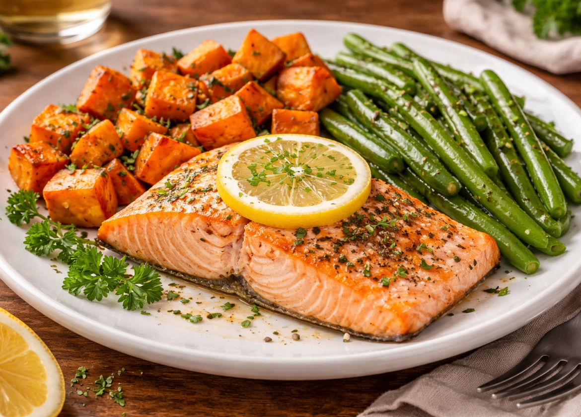 Salmon and Sweet Potato Recipe