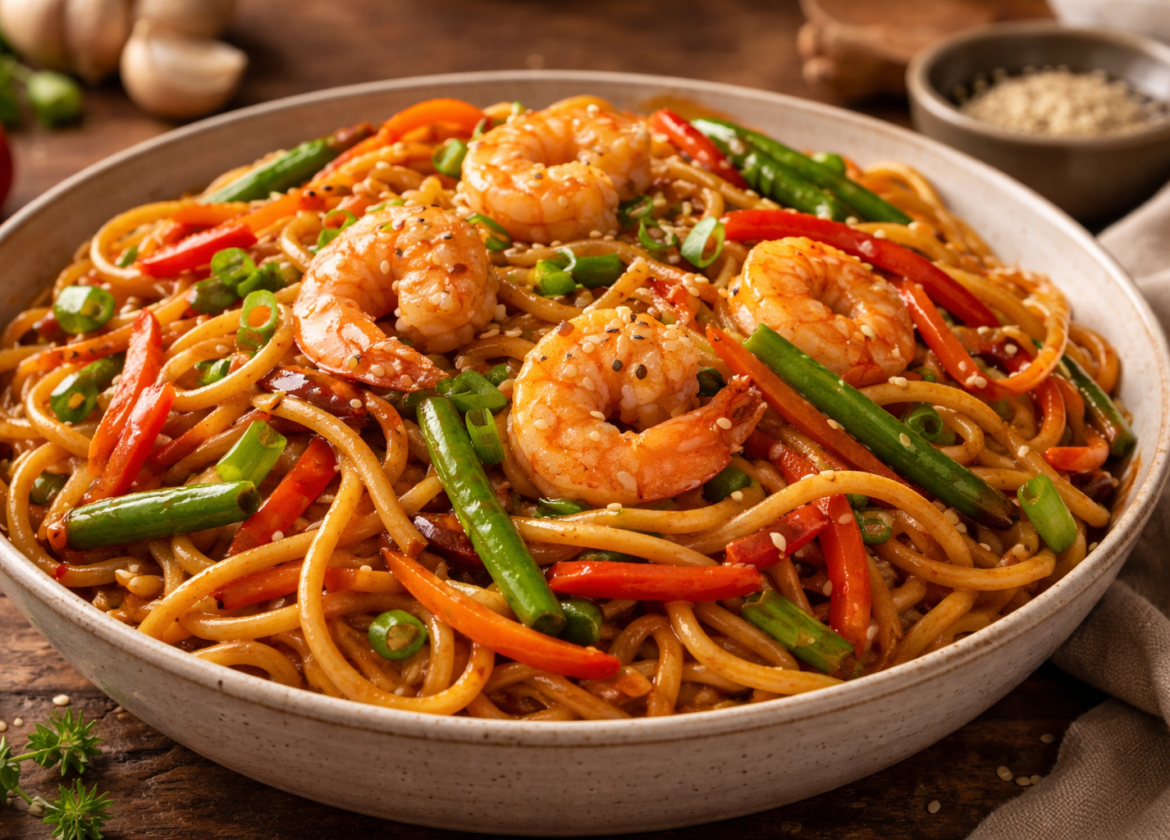 Shrimp Lo Mein Recipe
