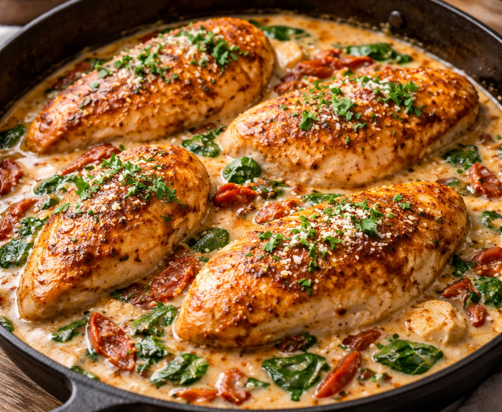 Sun Dried Tomato Chicken Recipe