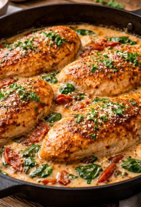 Sun Dried Tomato Chicken Recipe