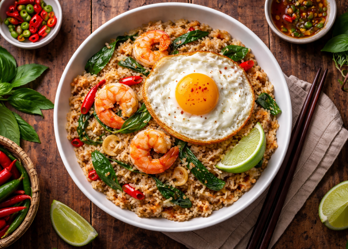 Thai Basil Fried Rice Recipe