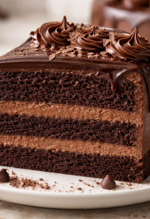 Triple Chocolate Cake Recipe