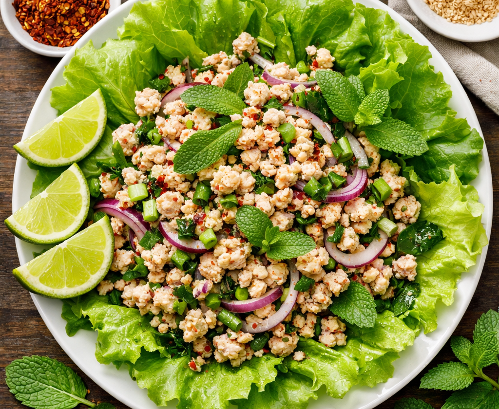Larb Chicken Salad Recipe